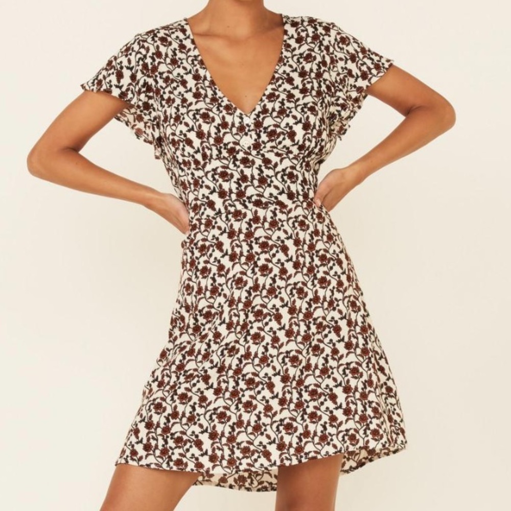 Floral mini dress